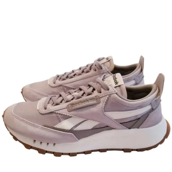Reebok Classic Mens Leather Legacy Sand Stone Running Shoes/Sneakers Size 8 - Picture 1 of 10